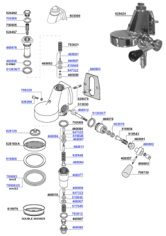 Royal - Group head e61 lever operated