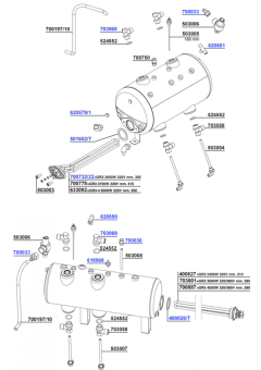 Royal - Elements, boiler components and gauges