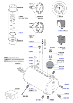 San Remo - Elements and boiler components
