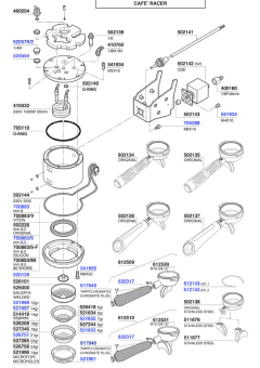 San Remo - Cafe Racer Group Head & Portafilters