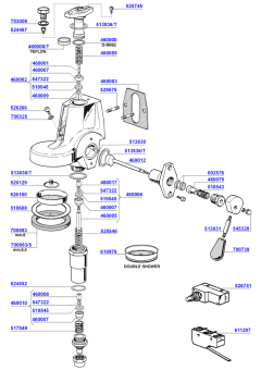 VBM - Group head e61 lever operated