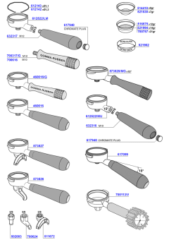 VBM - portafilters and filter baskets