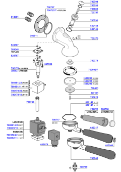 Astoria - Greenline group head and portafilters
