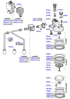 Faema - Group head e98/1a/2a