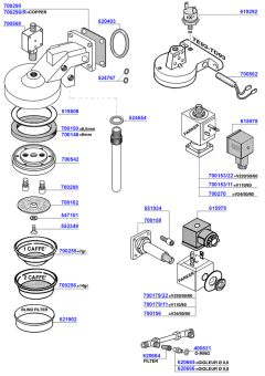 Gaggia - Group head solenoid operated