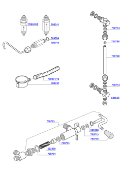Leone - Water inlet, water levels and drains