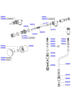 Pavoni - Steam and hot water valves
