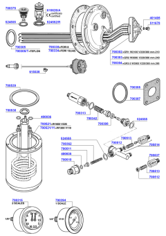 Rancilio - Elements, gauges and boiler components