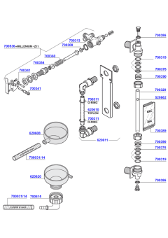 Rancilio - Water inlet, level and drain