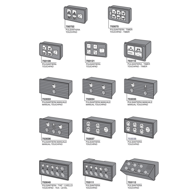 Astoria - Touch pads and control boards