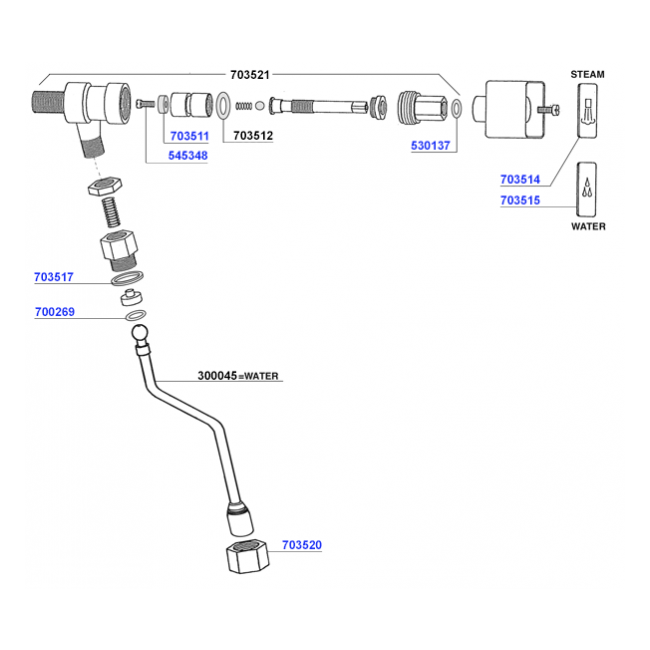Aurora - Steam and hot water valves 1