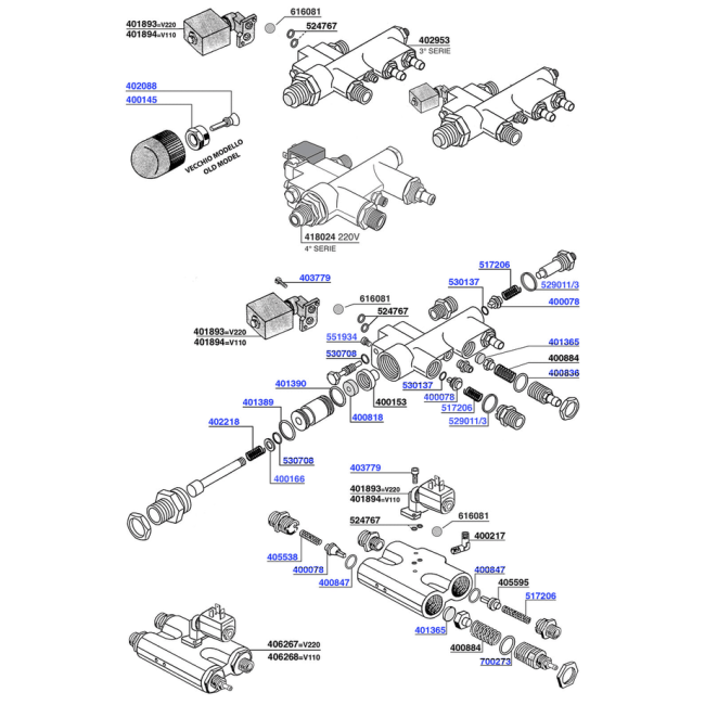 Brasilia - Water inlet valves