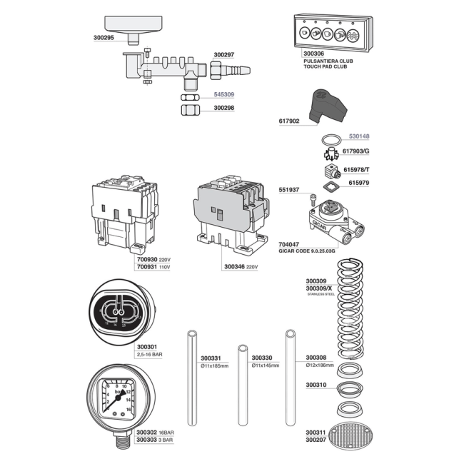 Conti - Touch pads, electrical components and gauges