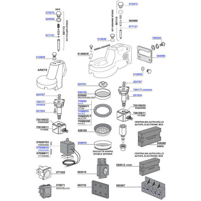 Futurmat - Group head solenoid operated