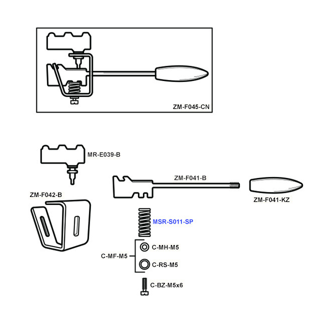 Kees Mirage Bastone Lever New Model