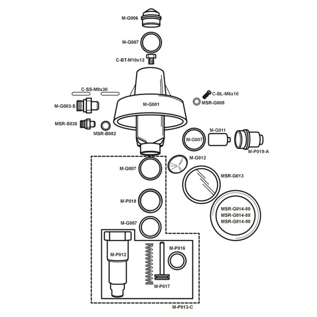 Kees Mirage Group With Progressive Preinfusion Cylinder Ppic