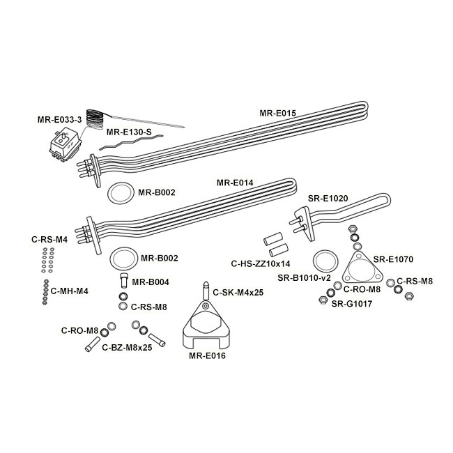 Kees Spirit D T Heating Elements