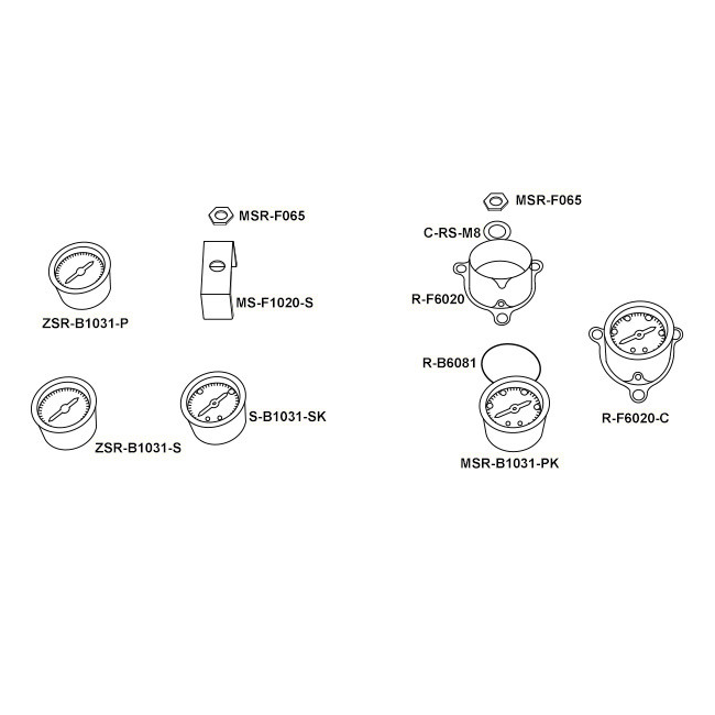 Kees Spirit D T Pressure Gauges