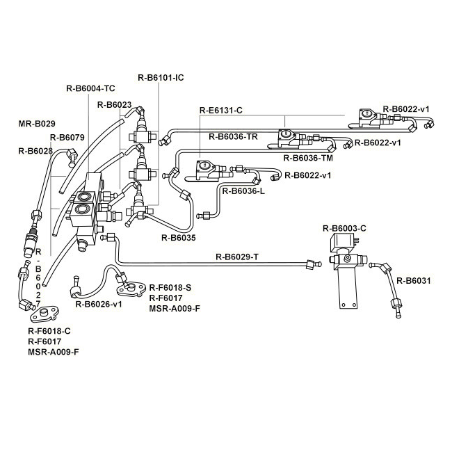 Kees Spirit T Inlet Manifold Exploded