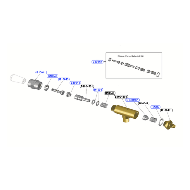 La Marzocco - GS3 Steam and Hot Water Valve Assembly