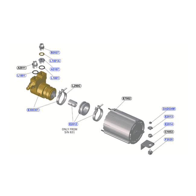 La Marzocco - GS3 Water Pump Assembly