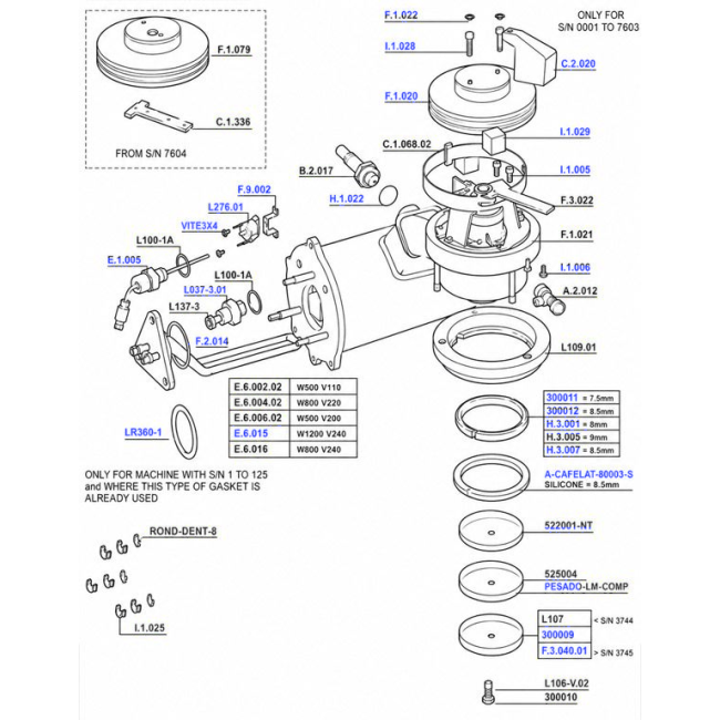 La Marzocco - GS3 MP Group Head Boiler Assembly