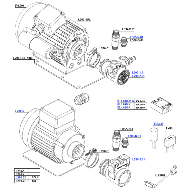 La Marzocco - PB Pump and Fittings