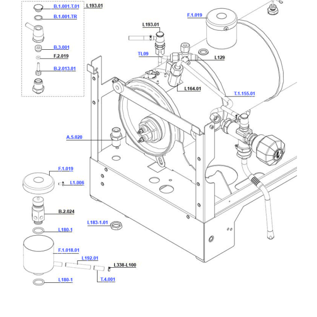 La Marzocco - PB Hydraulic Assembly