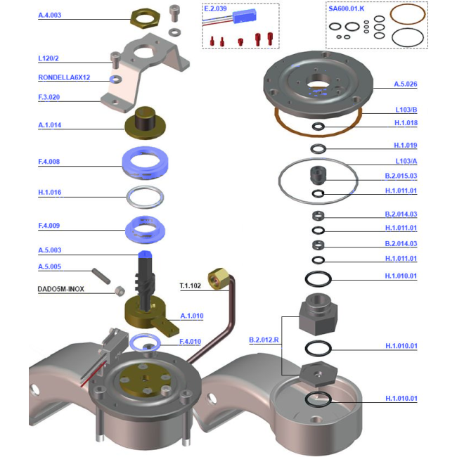 La Marzocco FB70 - Coffee Boiler Head MP
