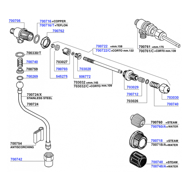 Leone - Steam and hot water valves