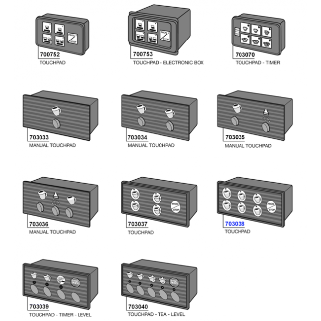 Leone - Touch pads and control boards
