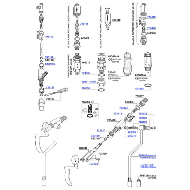 NS - Steam and hot water valves 2