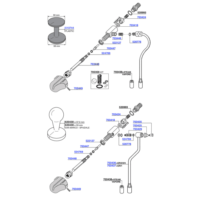 NS - Steam and hot water valves 3