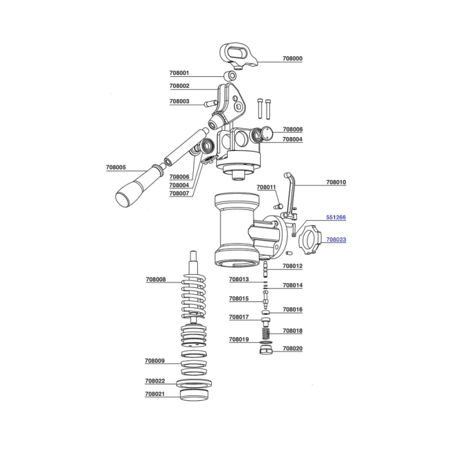 Pavoni - Lever group head