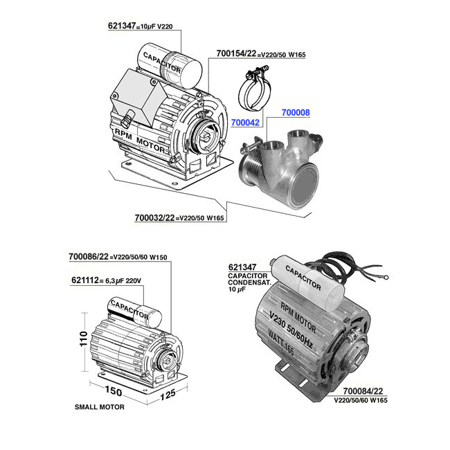 Rancilio - Motors and rotary pumps