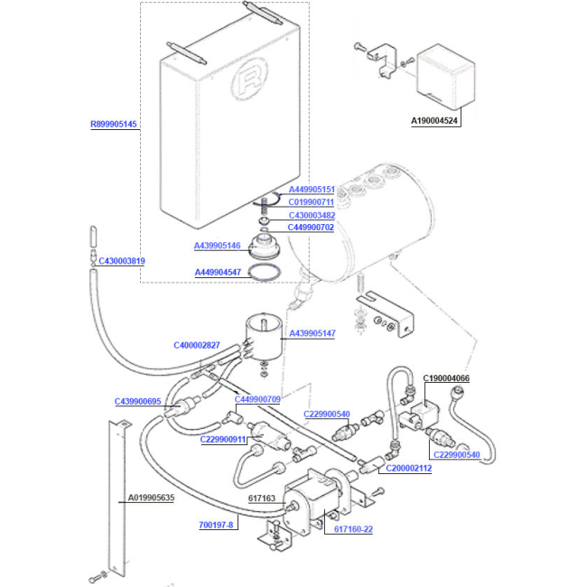 Rocket Appartamento Pump and Water Tank