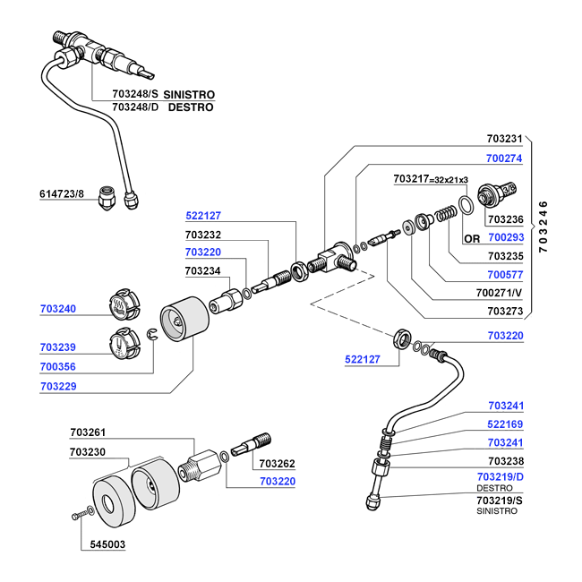 Spaziale - Steam and hot water valves 1
