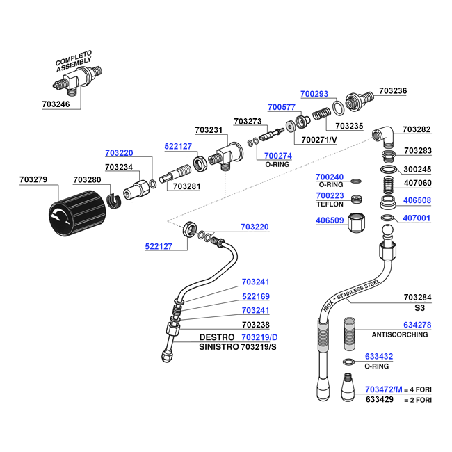 Spaziale - Steam and hot water valves 3