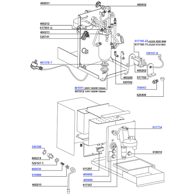 Domobar Picallo Spare Parts
