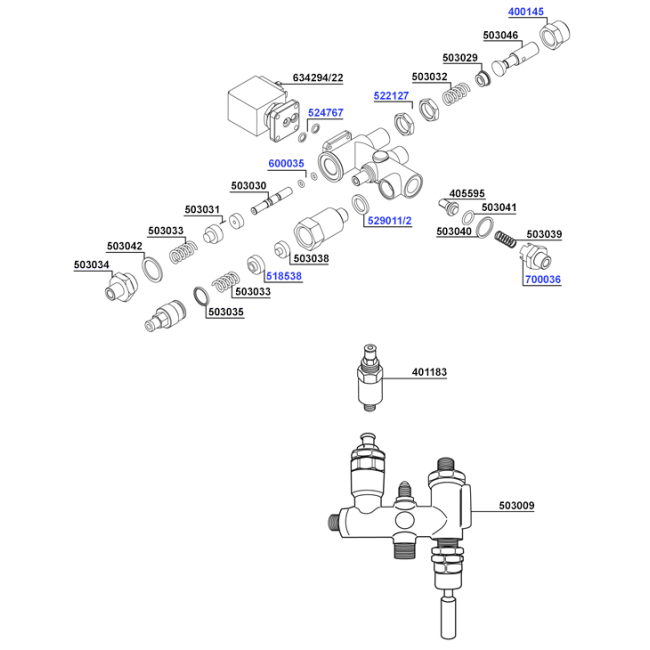 VBM - Water inlet