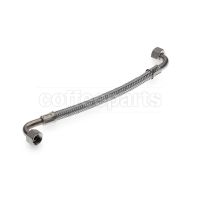 Stainless steel hose 3/8ff inch bsp 25cm 2-curve