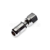 Chromed Water Pipe Assembly Ø 8mm — Nut 3/8"F — L. 65mm