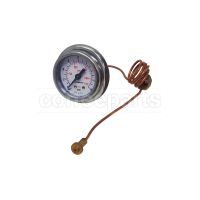 Pressure Gauge 0-16 Bar with Capillary Tube – 1/8" F Connection, Ø 50mm Frame