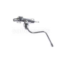 Chromed Left-Hand Valve Assembly with Steam Pipe Ø 3/8"F E61