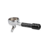 Portafilter 1 Cup with Polished Handle M12 – Spout Connection 3/8" with Filter Fixing Spring