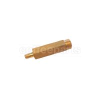 Brass Ring Group Head Fitting G. 1/2M–1/8M Hex. 22mm
