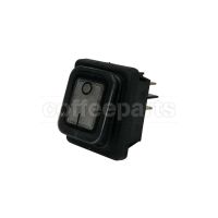 White Bipolar Switch 250V 16A – Hole 22×30mm