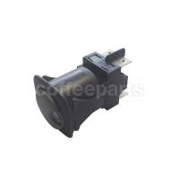 Grey Bipolar Switch 250V 16A — Hole 24×24mm