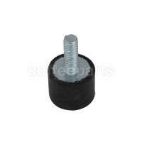 Rubber Foot Ø 20×16mm with M6×18mm Pin