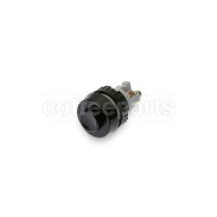 Black Unipolar Button N.A. 250V 0.7A – Head Ø 19mm, Hole Ø 15mm